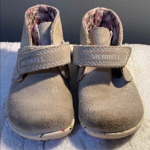 Merrell Tan Baby Walker Shoes with Comfort and Durability